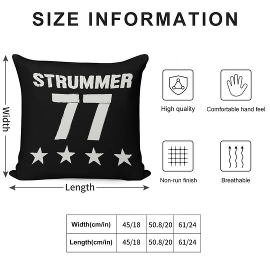 STRUMMER - 77 Soft Easy Maintenance Throw Pillow