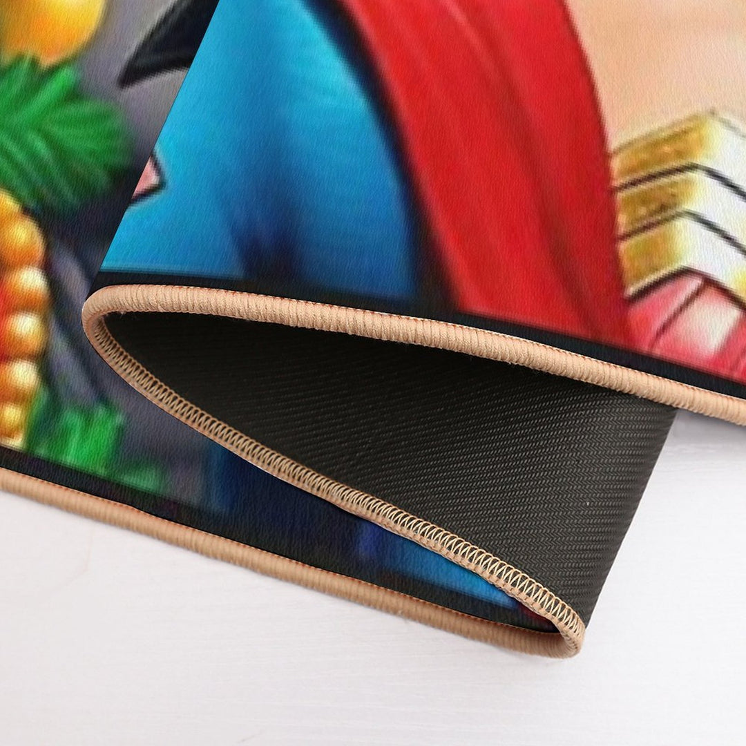 A Super Christmas 3  Slip-Resistant Bath Mat
