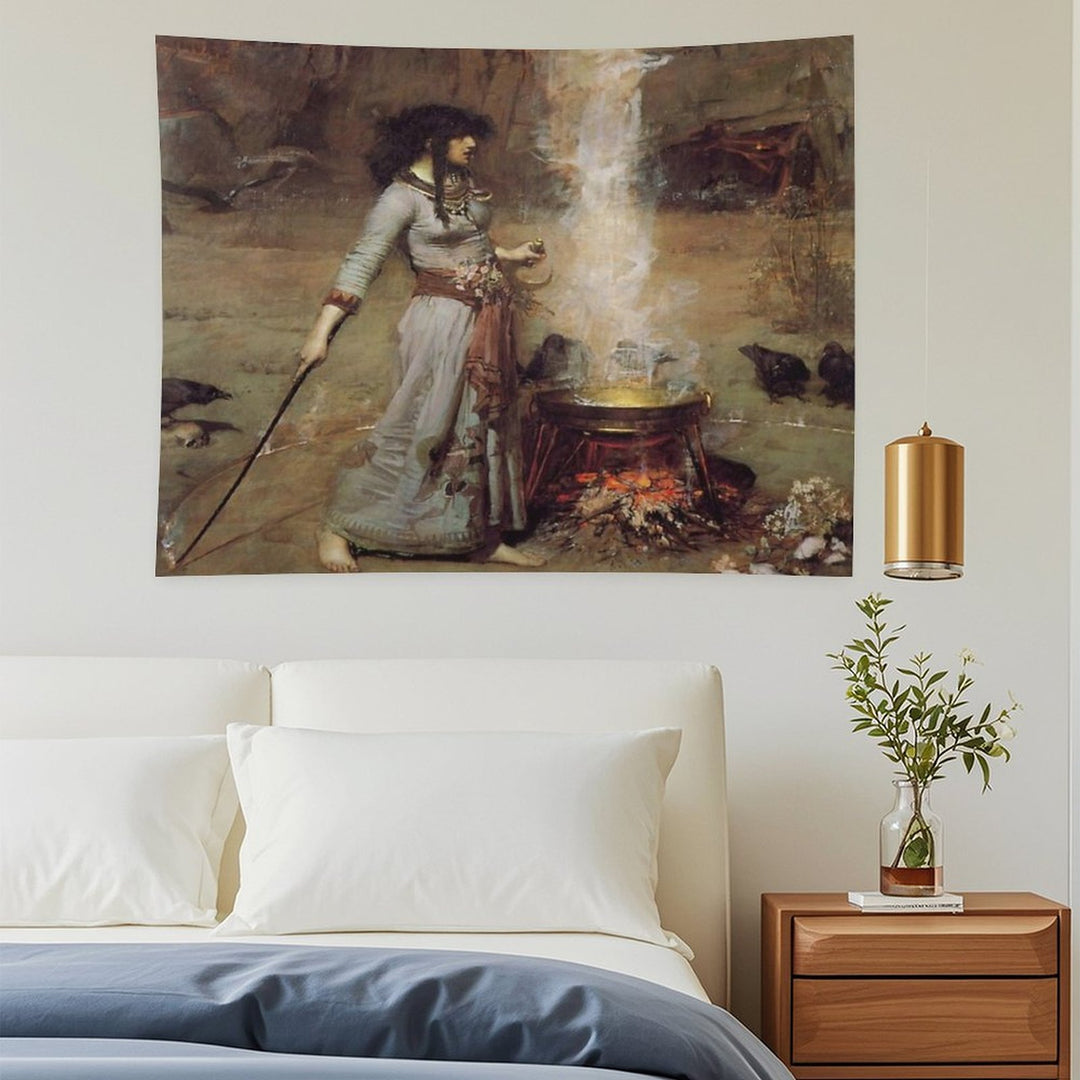 John William Waterhouse - The Magic Circle Tapestry