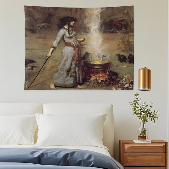 John William Waterhouse - The Magic Circle Tapestry