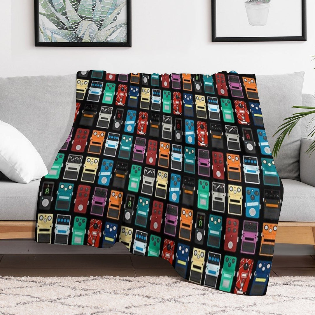 Pedal Board Compact Throw Blanket