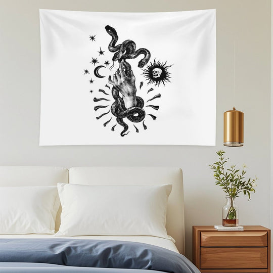 Martial Snake Tapestry