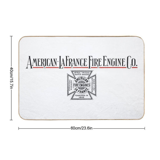 1909 American LaFrance Fire Engine  Versatile Bath Mat
