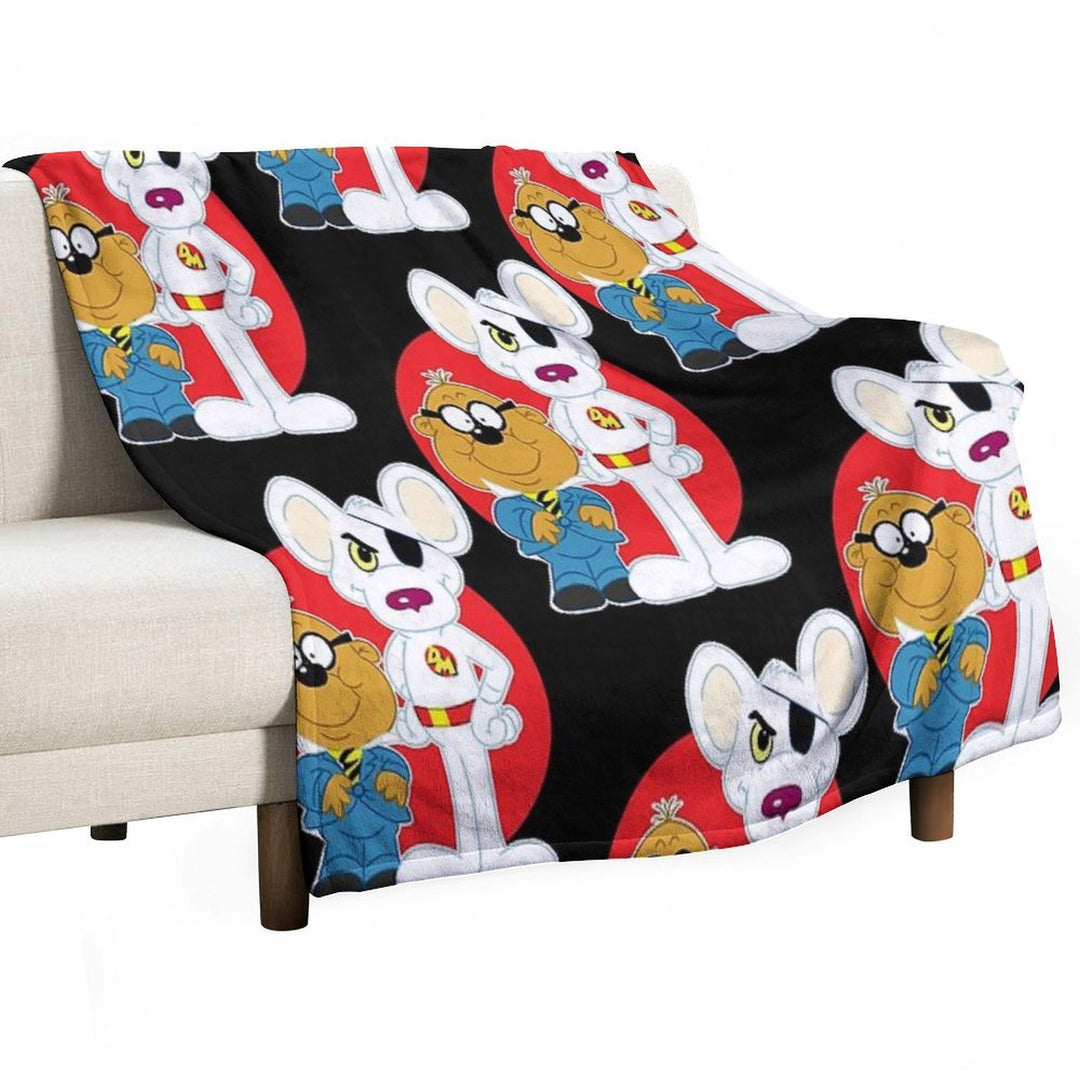 Danger Mouse Eco-conscious Throw Blanket