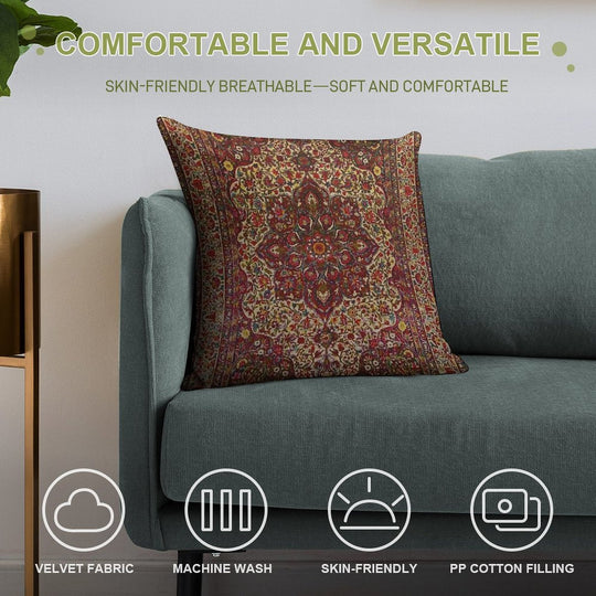 The Babylonian Soft Luxury Feel Throw Pillow