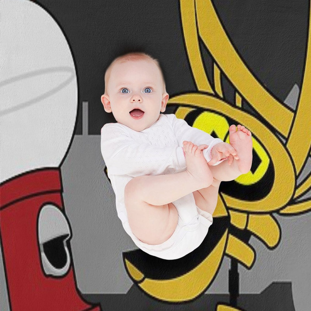 MST3K - The Bots Shrink-resistant Throw Blanket