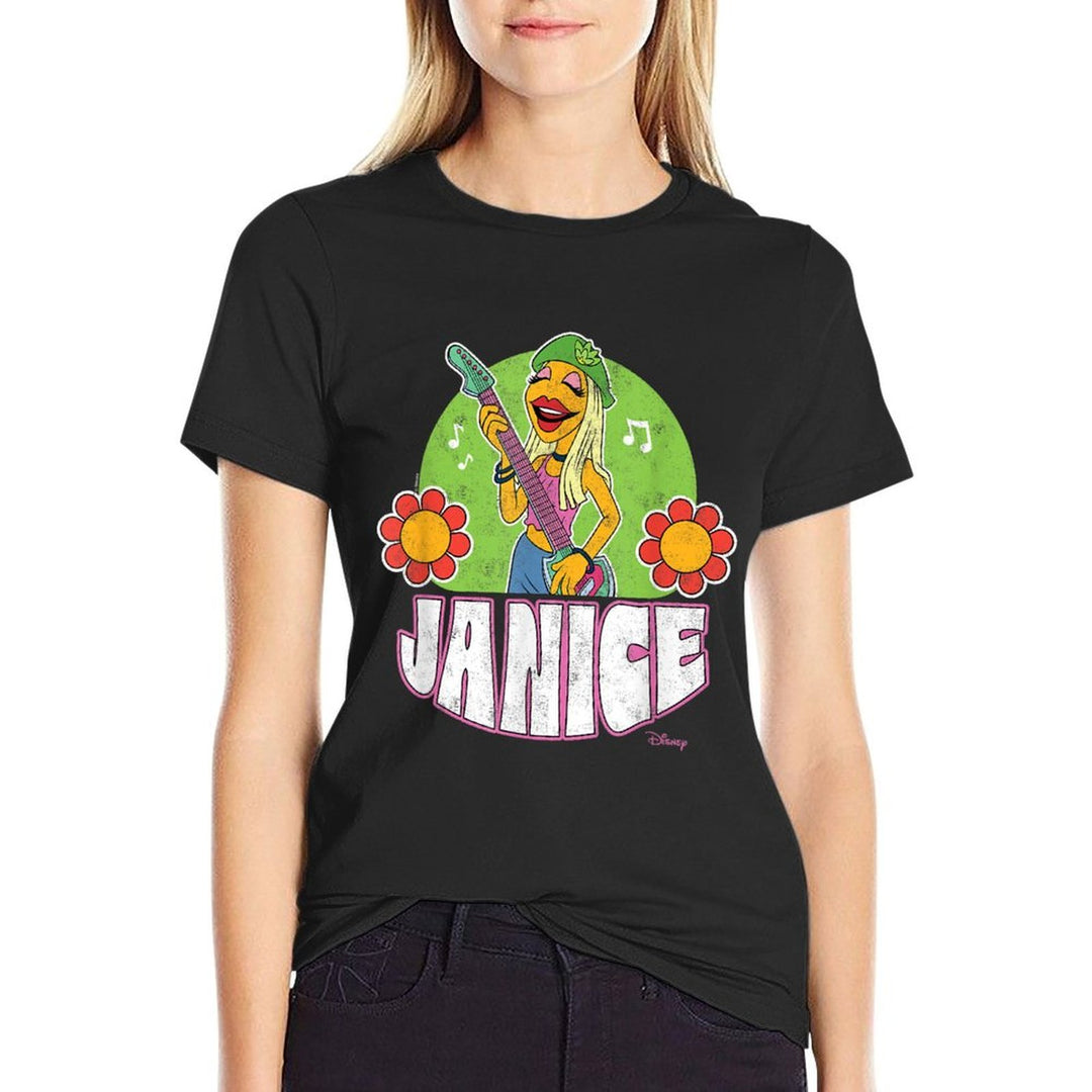 The Muppets - Electric Mayhem Janice  Trendy Pattern T-Shirt