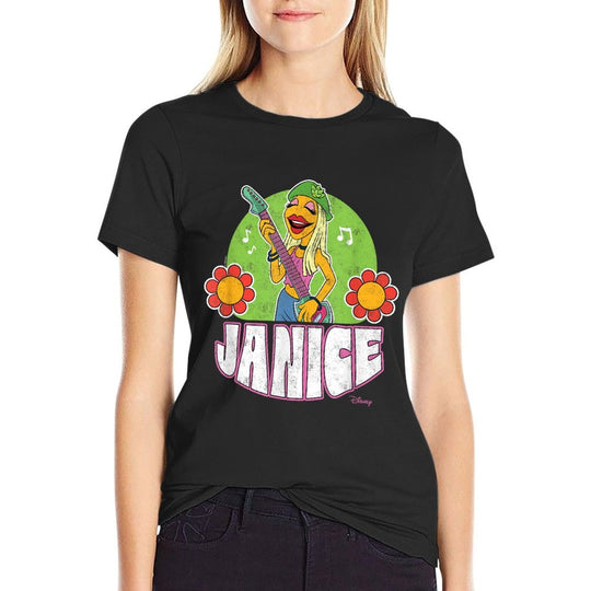 The Muppets - Electric Mayhem Janice  Trendy Pattern T-Shirt