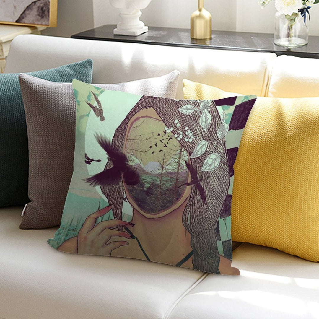 MOOD Soft Fade-Resistant Throw Pillow