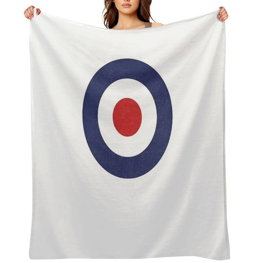 Mod 60s Pop Art Target Lightweight Throw Blanket