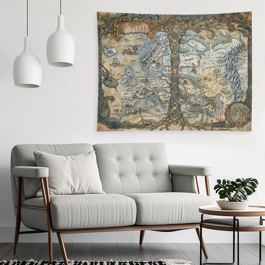 Midgard (Gods of The Ragnarok Era) Tapestry