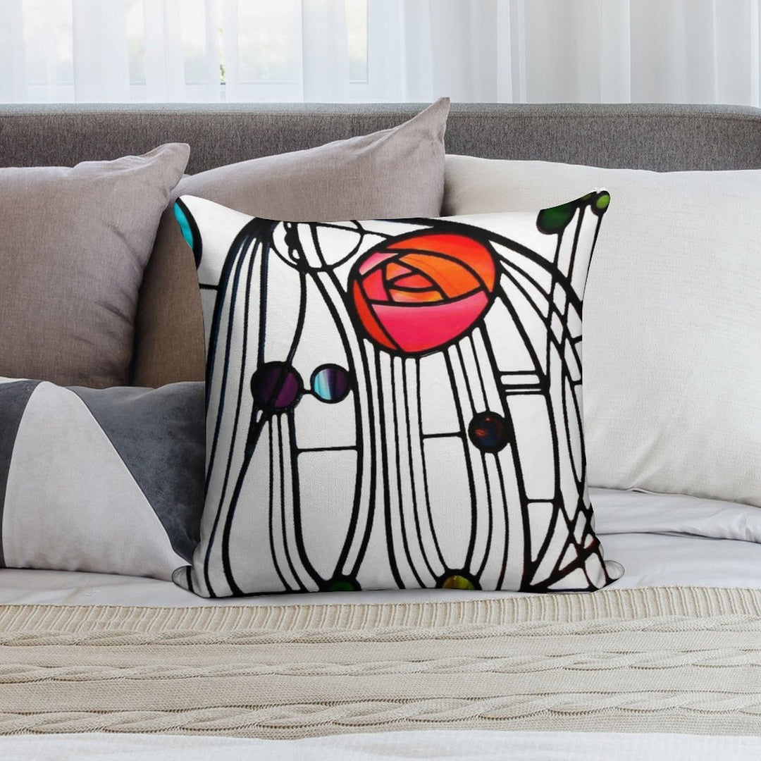 Charles Rennie Mackintosh - Window,No, 01. Soft Decorative Cover Throw Pillow