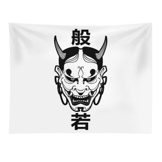 Hannya Mask Tapestry