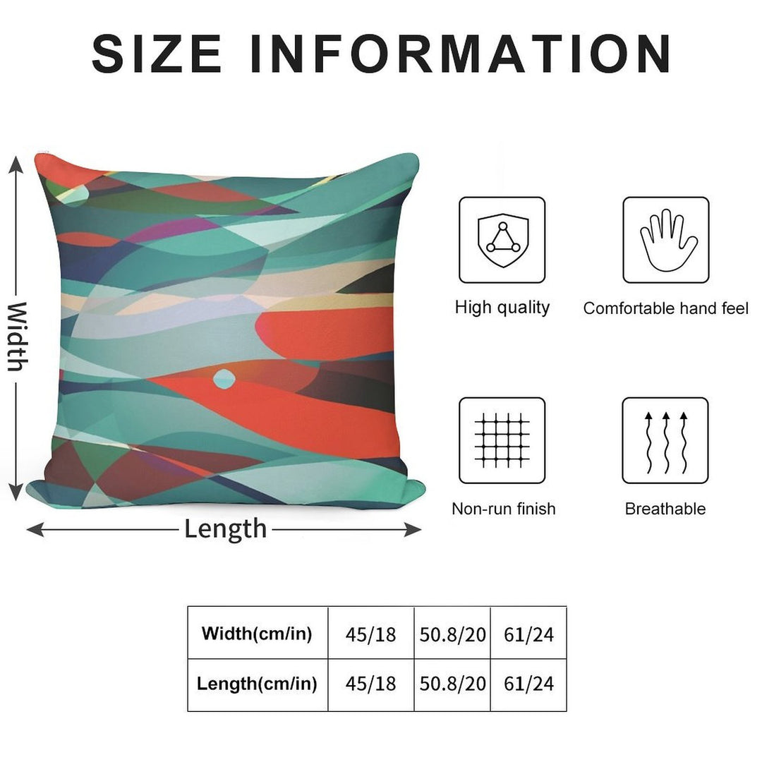 Red Bird Soft Fade-Resistant Throw Pillow