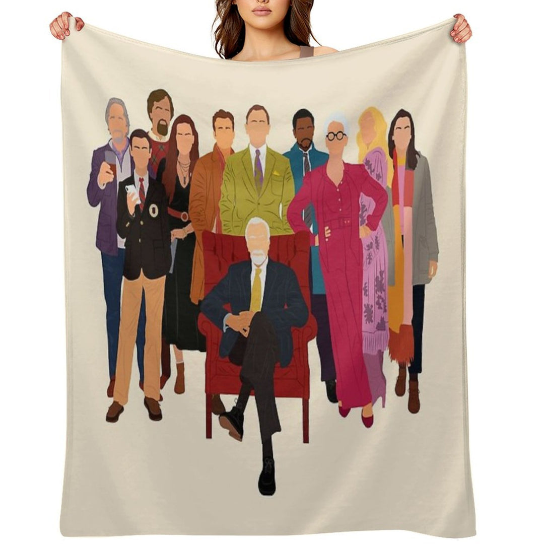 Knives Out Easy Care Throw Blanket