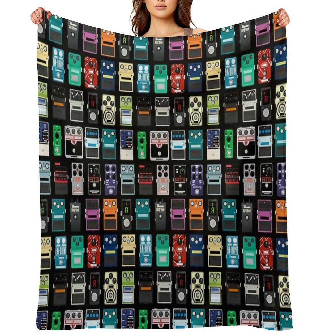 Pedal Board #2 Durable Throw Blanket
