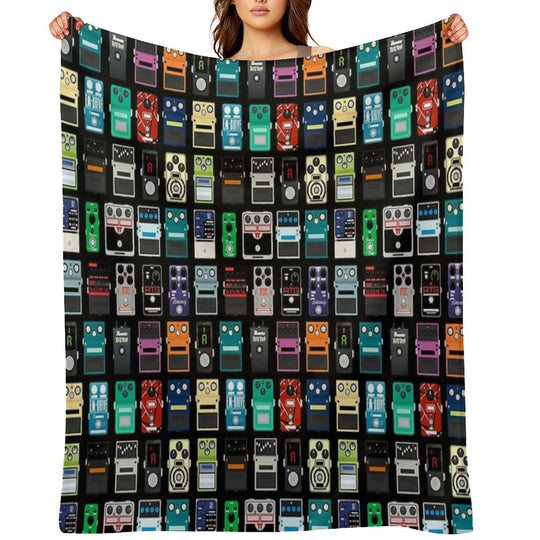 Pedal Board #2 Durable Throw Blanket