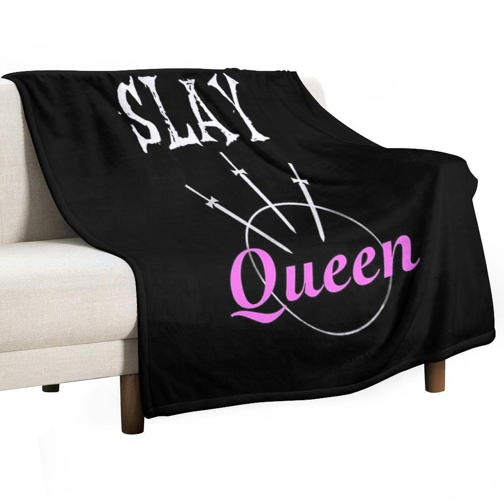 Slay Queen Velvety-soft Throw Blanket