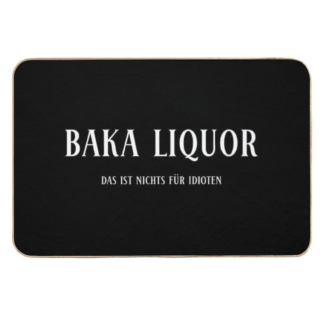 BAKA LIQUOR ~Das Ist Nichts Für Idioten~  Repositionable Bath Mat