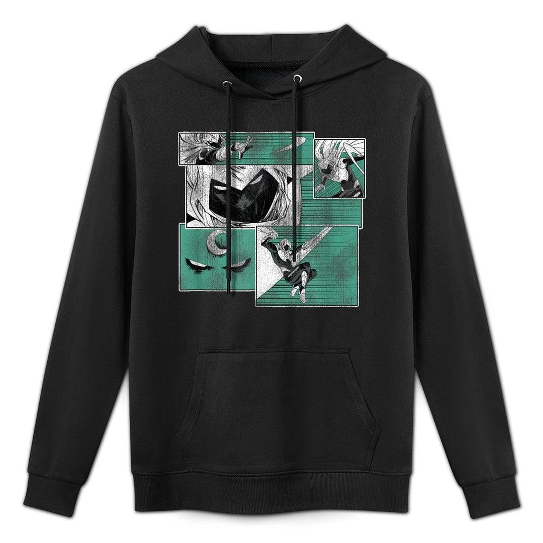 Marvel Moon Knight Graphic Comic Panels Unisex Design Hoodie