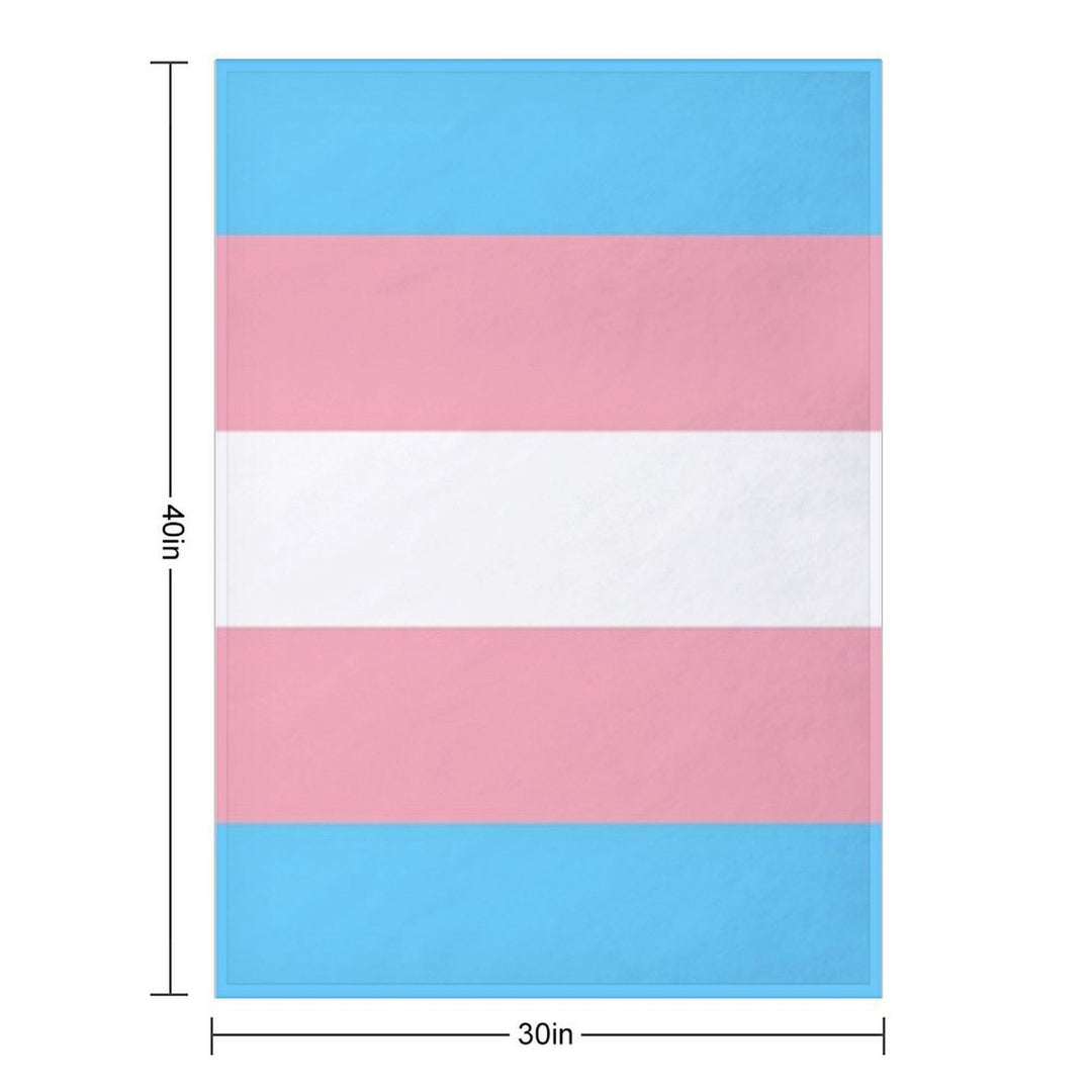 Transgender Flag Multi-functional Throw Blanket