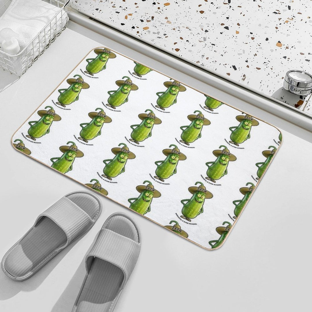 Zack Zucchini  Non-Slip Bath Mat
