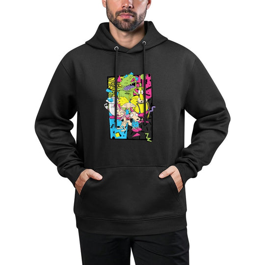 Nickelodeon Retro 90s Nick Party Cotton-Polyester Blend Hoodie