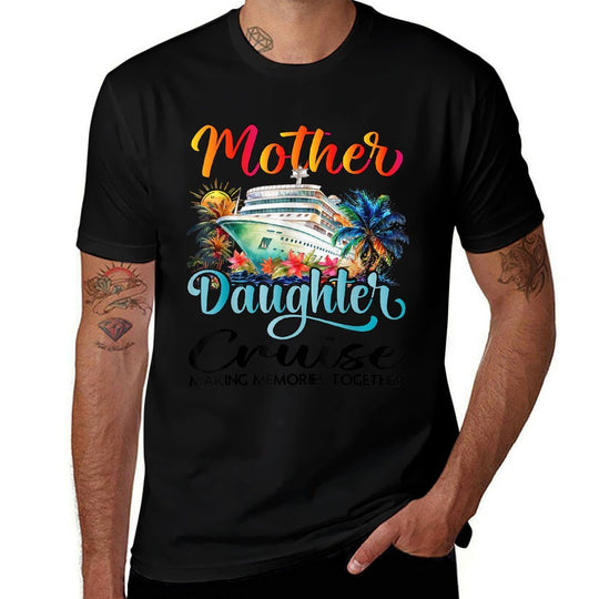 Mother And Daughter Cruise 2025 Mom Daughter Cruise Matching  Moisture-wicking T-Shirt