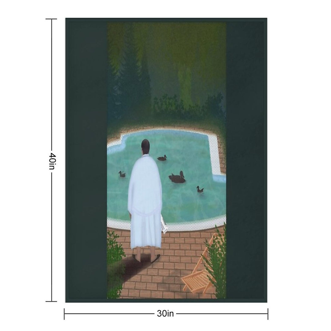 Him, with Those Ducks... Multi-functional Throw Blanket