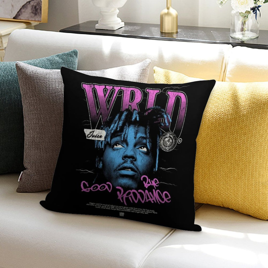 Juice WRLD Halftone Soft Warmth Comfort Throw Pillow