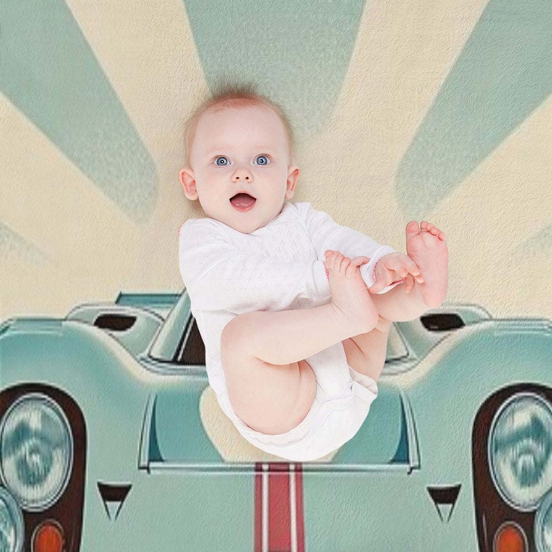 Porsche 917 24 Hours of Le Mans Race Car Gift-ready Throw Blanket