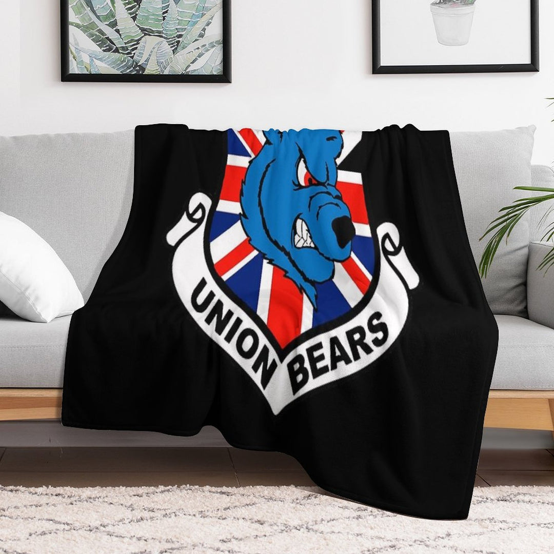 Union Bears Wrinkle-free Throw Blanket