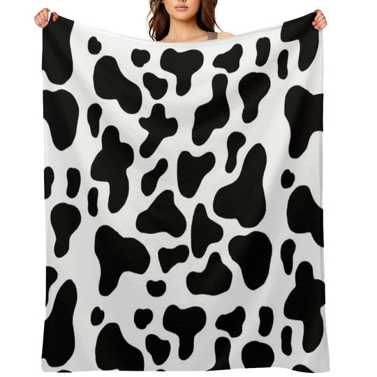Cow Print All-season Throw Blanket