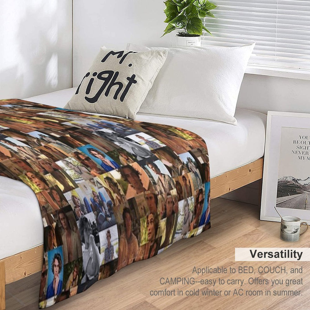 John B (Chase Stokes) Easy Care Throw Blanket