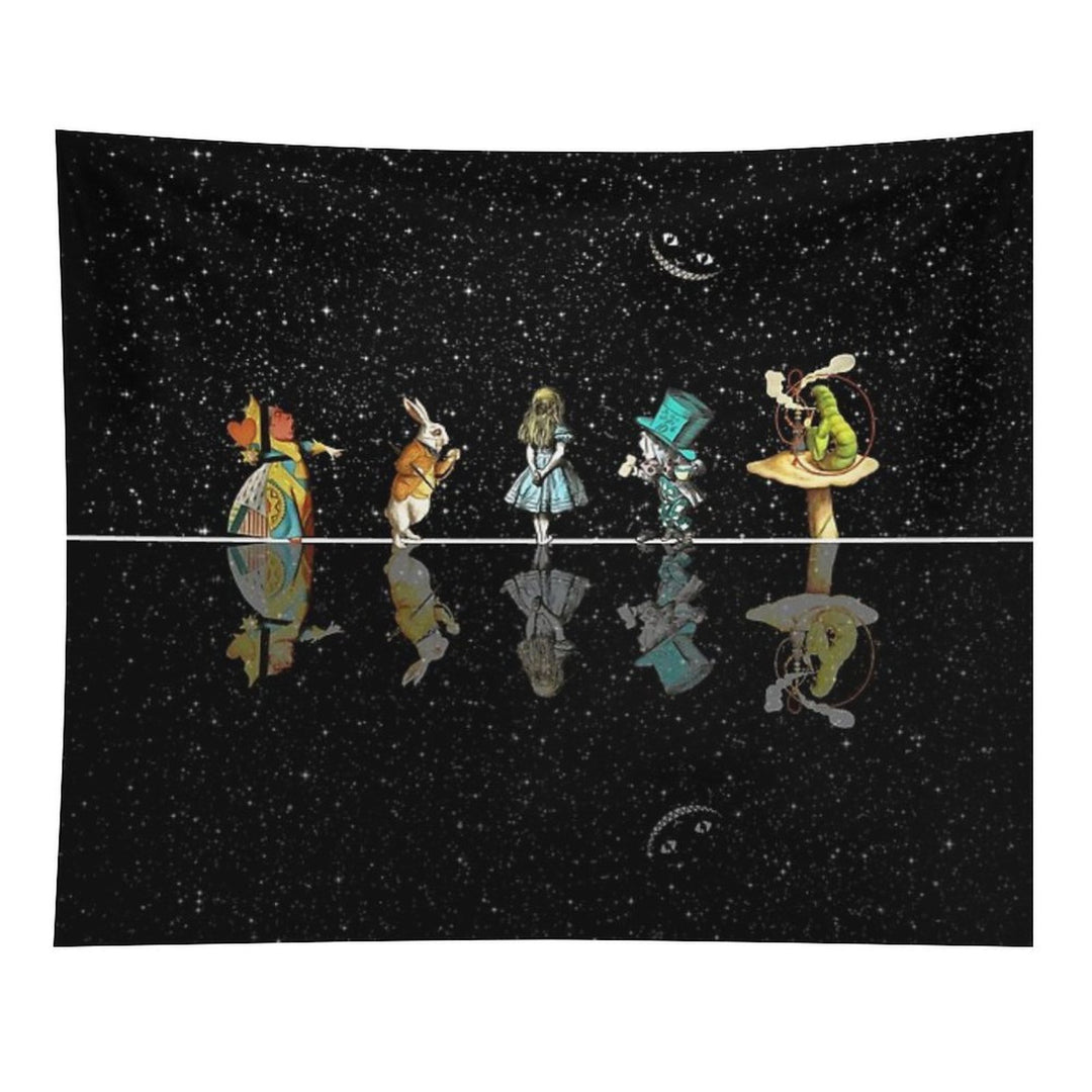 Wonderland Starry Night - Alice In Wonderland Tapestry