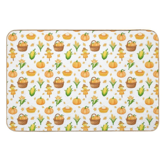 Thanksgiving Day  Dirt-Trapping Bath Mat