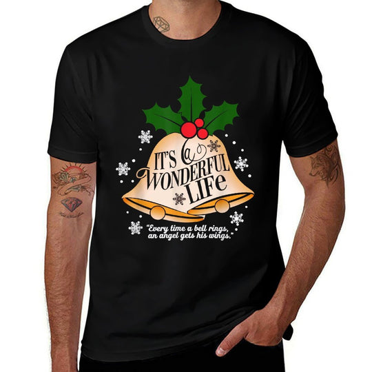 Its A Wonderful Life Everytime A Bell Rings Christmas Movie  Moisture-wicking T-Shirt