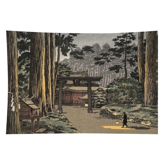 Tsuchiya Koitsu - Futarasan, Nikko, Mountain Temple Tapestry