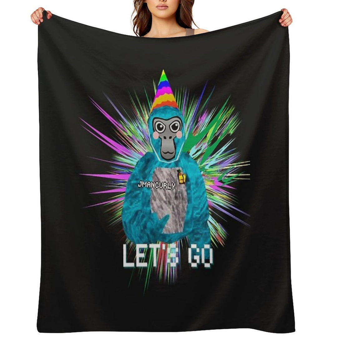 JMANCURLY Gorilla Tag VR Gamer Video Game Design Comfort Throw Blanket