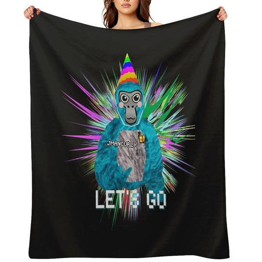 JMANCURLY Gorilla Tag VR Gamer Video Game Design Comfort Throw Blanket
