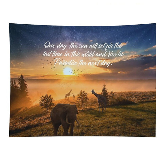 Sunrise In Paradise Tapestry