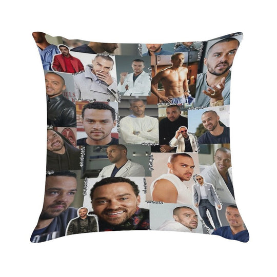 Jackson Avery Collage Soft Decorative Cover Throw Pillow