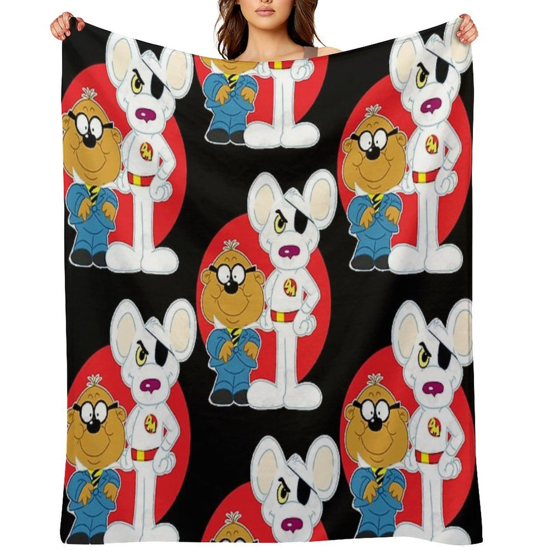 Danger Mouse Eco-conscious Throw Blanket
