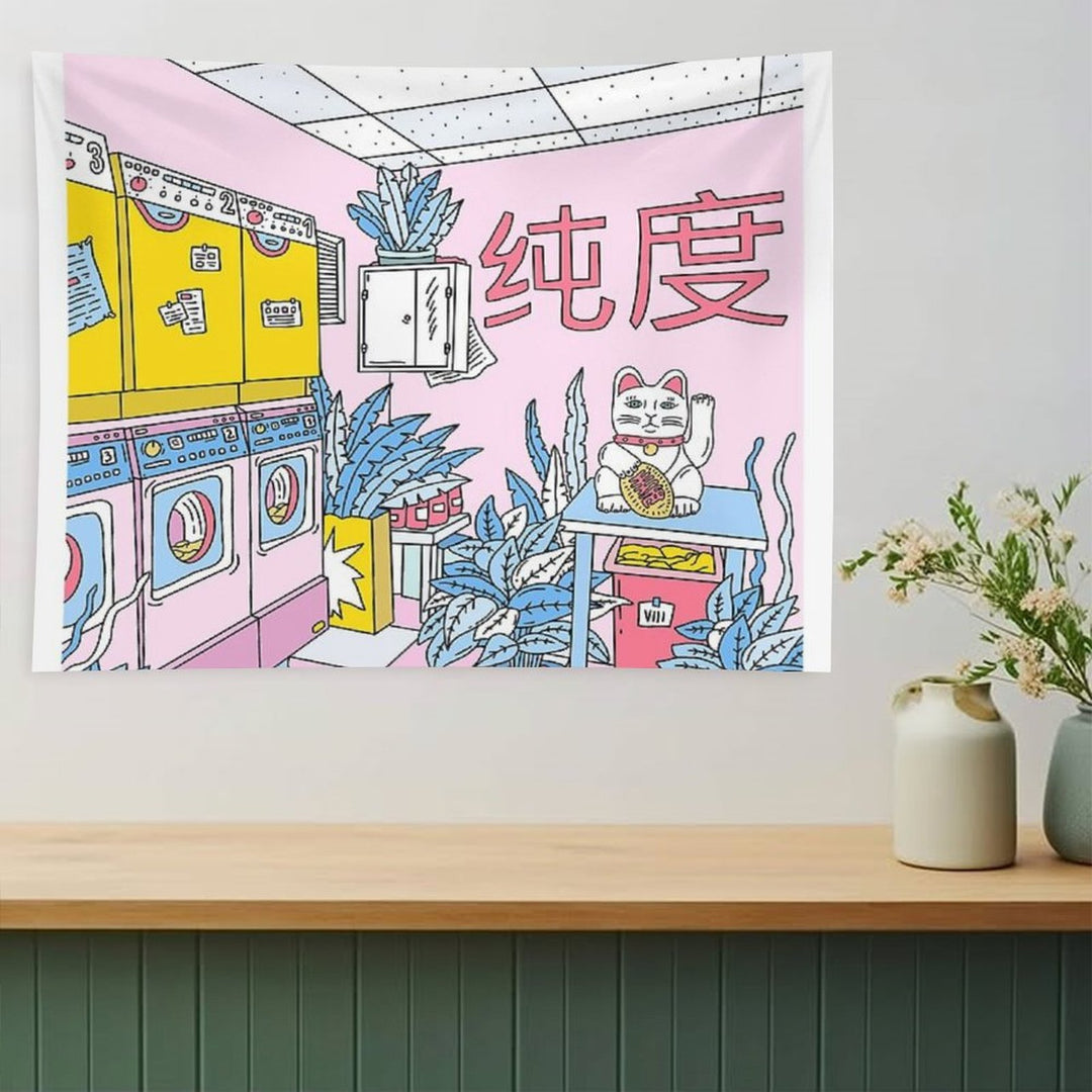 MANEKI WASH BLUE Tapestry