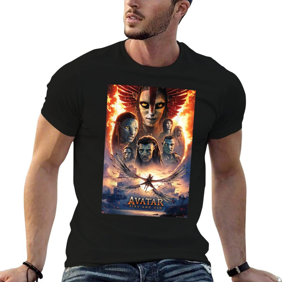 Avatar Fire And Ash Official Movie Theatrical Poster  Soft T-Shirt