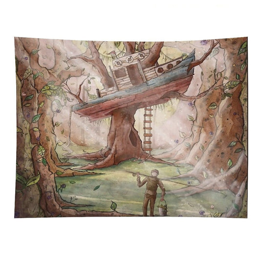 Fisherman of The Forest Tapestry