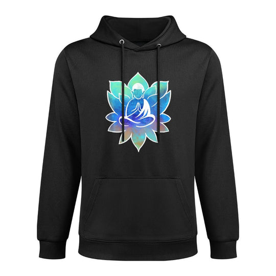 Lotus Flower Abstract Buddha Prayer Unisex Design Hoodie