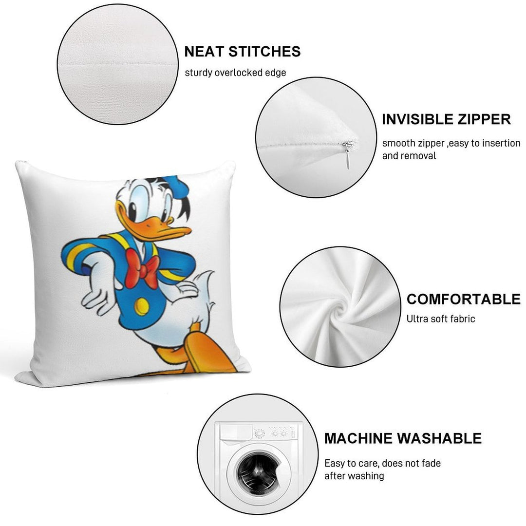 Donald Duck A Character of High Standing Soft Multiple Sizes Throw Pillow