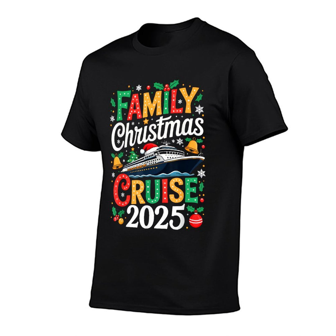 Family Christmas Cruise 2025 Matching Family Cruise Xmas Comfortable T-Shirt