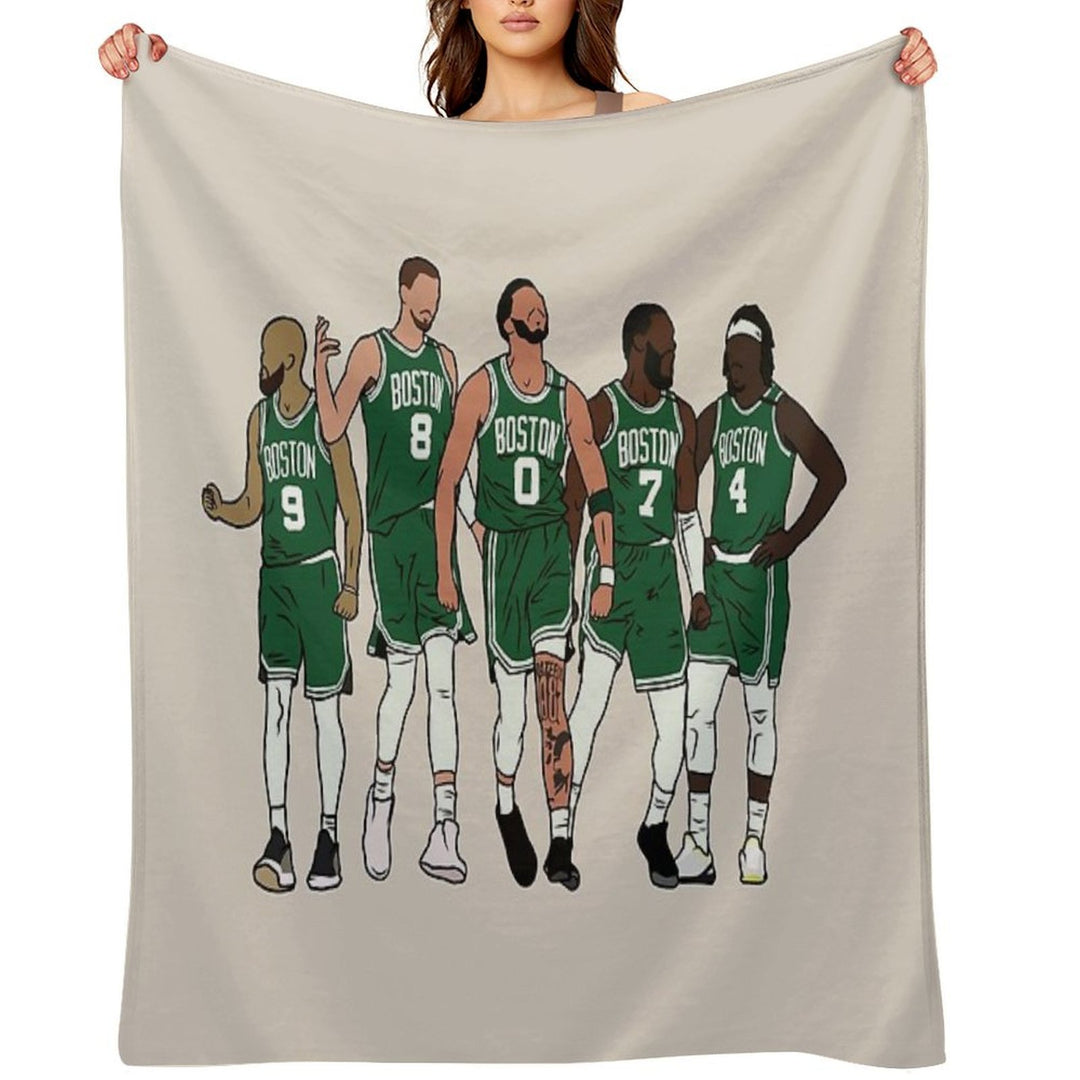 D White, KP, Jrue & The Jays Machine-washable Throw Blanket